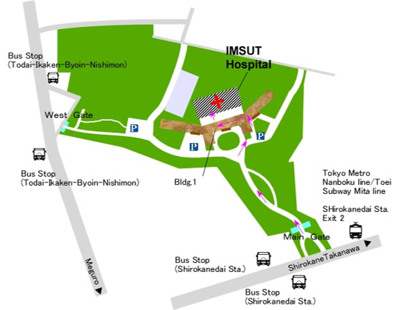 IMSUT Campus Map